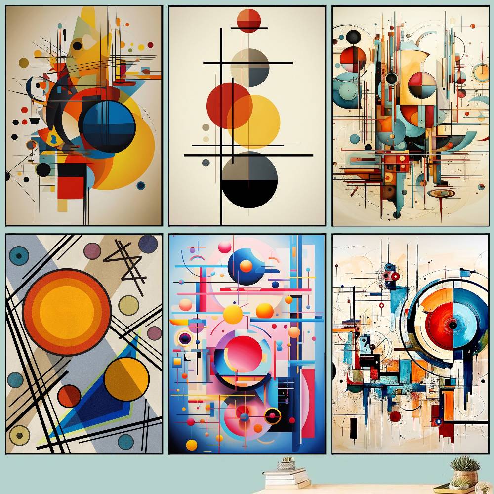 Photography Geometry - Poster Geometrici Astratti per Soggiorno, Bar,