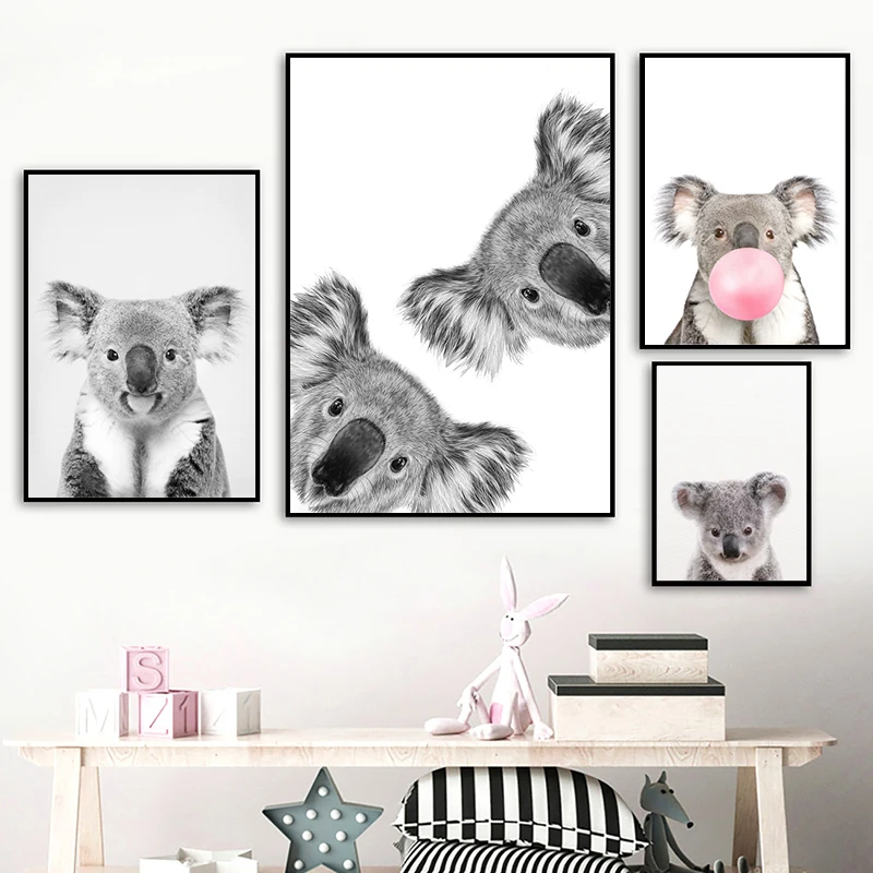 Photography Zoo - Stampa su tela con koala in