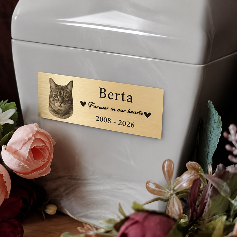 Photography Of Memories - Targa Commemorativa Personalizzata per Animali Domestici