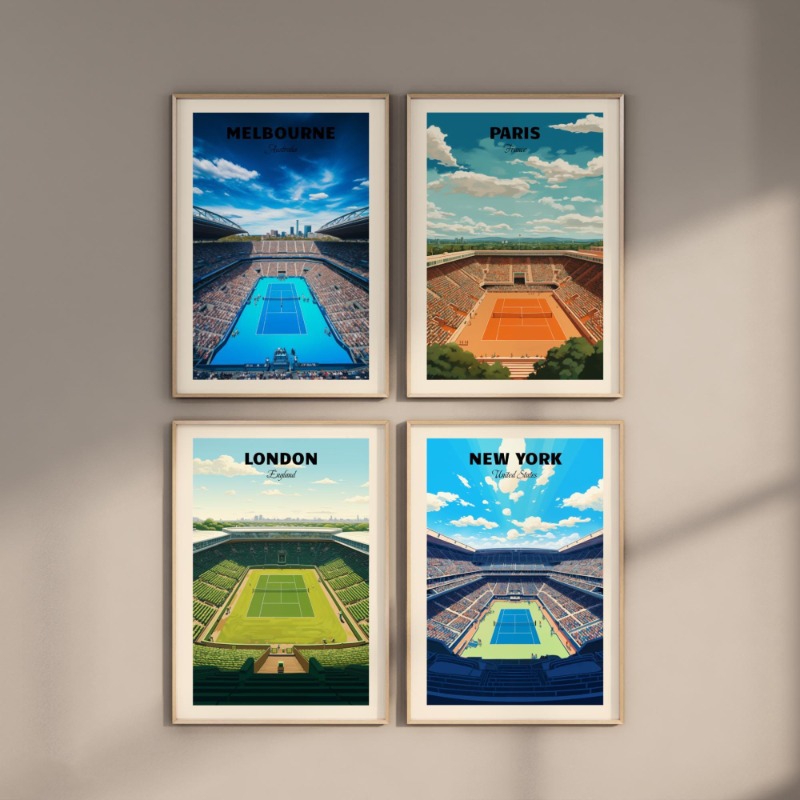 Tennis Majors Poster Londra Ne - Photography Major recensione e prezzo