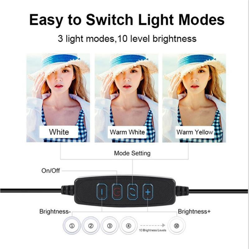 Lampada ad anello a LED dimmer - Photography Video recensione e prezzo