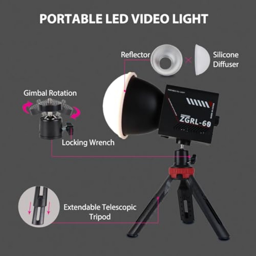 Luce video LED COB da 60W port - Photography Video recensione e prezzo