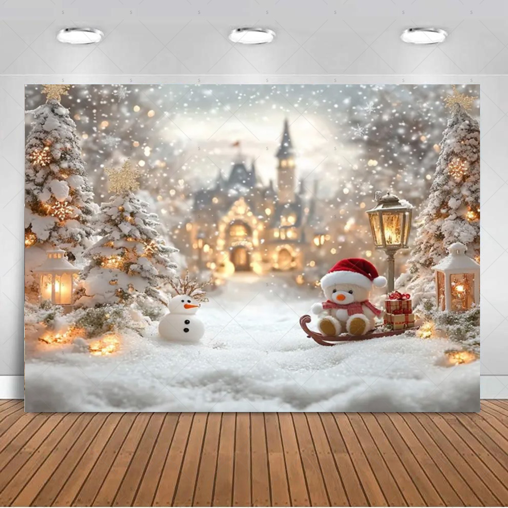 Sfondo bianco di Natale con pa - Photography Composition recensione e prezzo